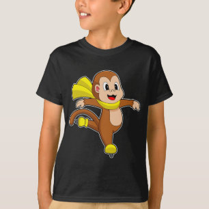 T-shirt Patinage sur glace sur singe Patinage sur glace Pa