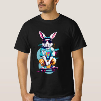 T-shirt Patinage sur lapin
