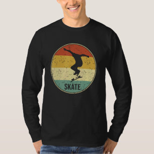 T-shirt Patinage Vintage Skateboard Retro Skateboarder Gra