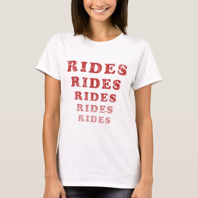 T-shirt Patiné Adventureland Rides Tee (Devant)