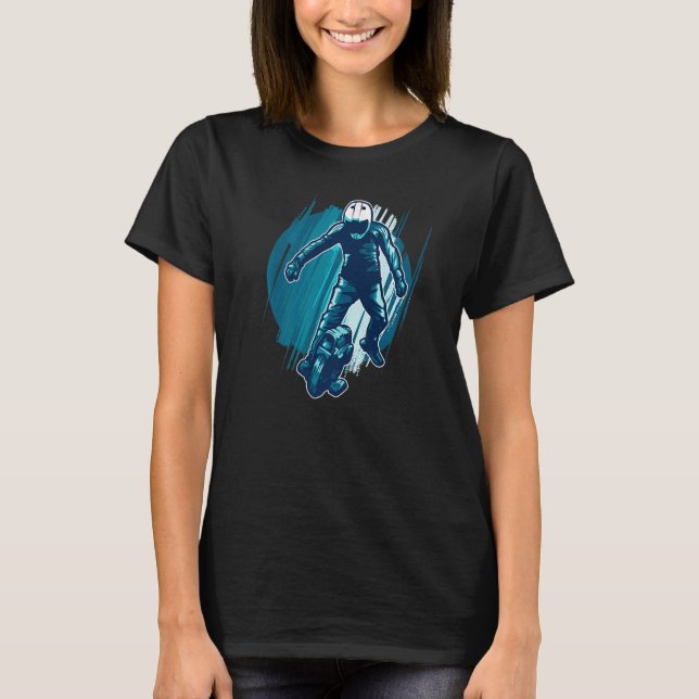 T-shirt Patineur à monocycle électrique (Devant)