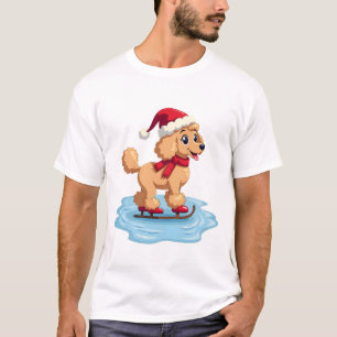 T-shirt Patineur Caniche