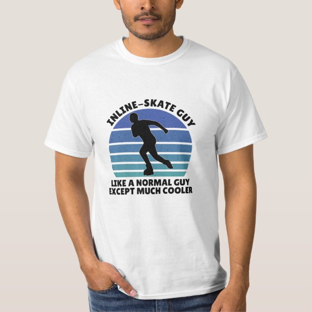 T-shirt Patineur en ligne (Devant)