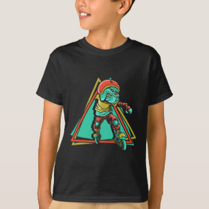 T-shirt Patineur en ligne sur roulettes