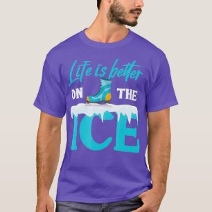 T-shirt Patineur sur glace Drôle de danse sur glace Citat