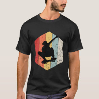 T-shirt Patineurs S'amusant Planche À Roulettes N Patineur