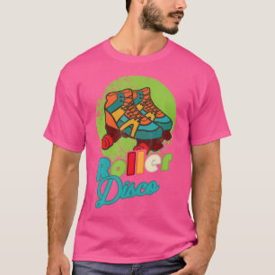 T-shirt Patineuse à roulettes disco roller girl skateur