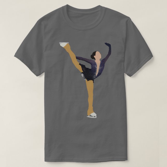 T-shirt Patineuse artistique américaine Alysa Liu (Design devant)