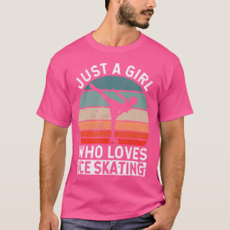 T-shirt Patineuse Artistique Sport Juste Une Fille Qui Aim
