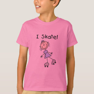 T-shirt Patineuse de fille