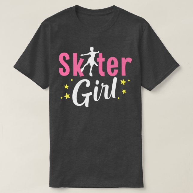 T-shirt Patineuse sur glace Figure Patinage sur glace Spor (Design devant)