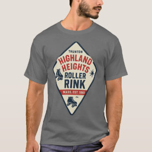T-shirt Patinoire de Highland Heights - Taunton, MA Retro