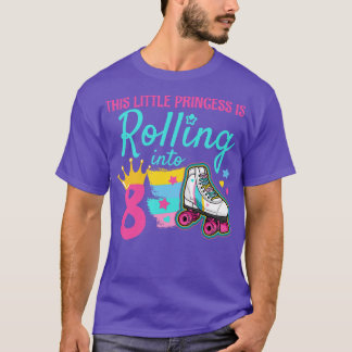 T-shirt Patins à rouleaux pour le 8e anniversaire 1