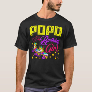 T-shirt Patins À Roulettes Patinage Popo De L'Anniversaire