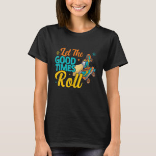 T-shirt Patins à roulettes rétro années 80 Derby pour T