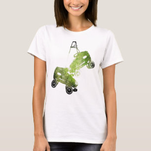 T-shirt Patins accrochants grunges