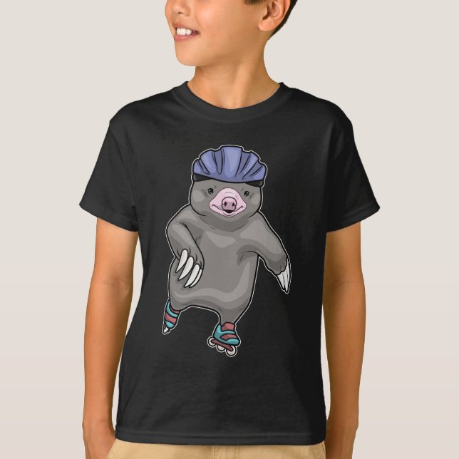 T-shirt Patins en ligne Mole (Devant)