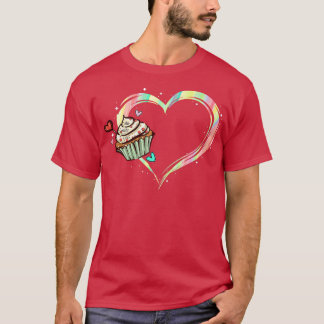 T-shirt pâtisserie cupcake mignonne boulangerie muffin bou