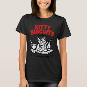 T-shirt Pâtisserie Kitty Biscuits Nous les pétrissons Vous