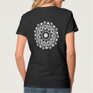 T-shirt Patren noir et blanc pour Jolie femme