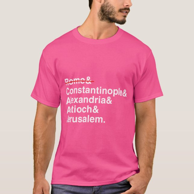 T-shirt Patriarcat chrétien orthodoxe (Devant)