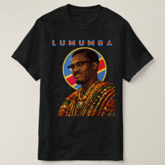 T-shirt Patrice Lumumba Art panafricain leader Congo