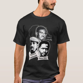 T-shirt Patrice Lumumba Thomas Sankara Steve Biko