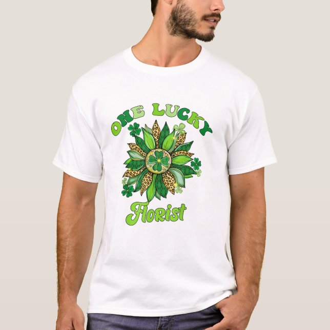 T-shirt Patrick Day Shamrock One (Devant)