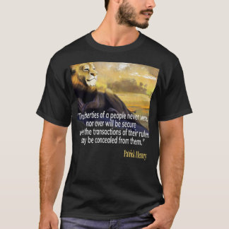 T-shirt Patrick Henry cite