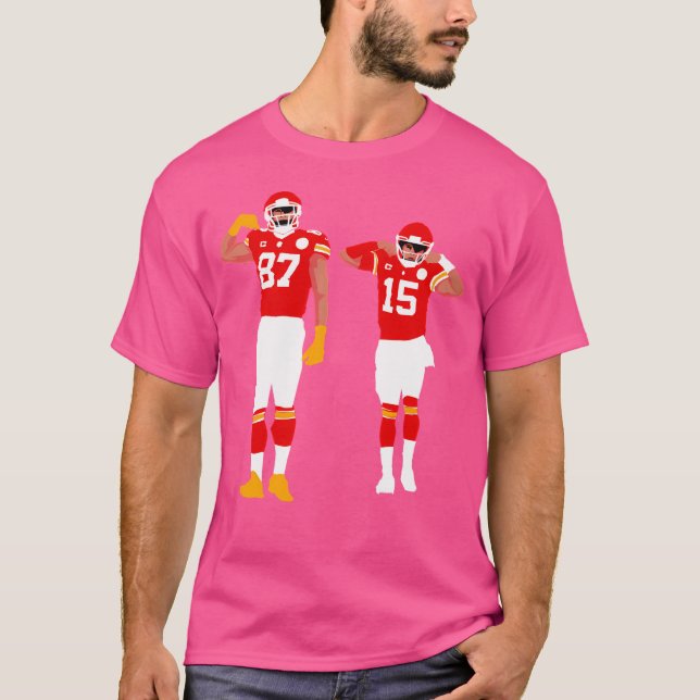T-shirt Patrick Mahomes Et Travis Kelce (Devant)