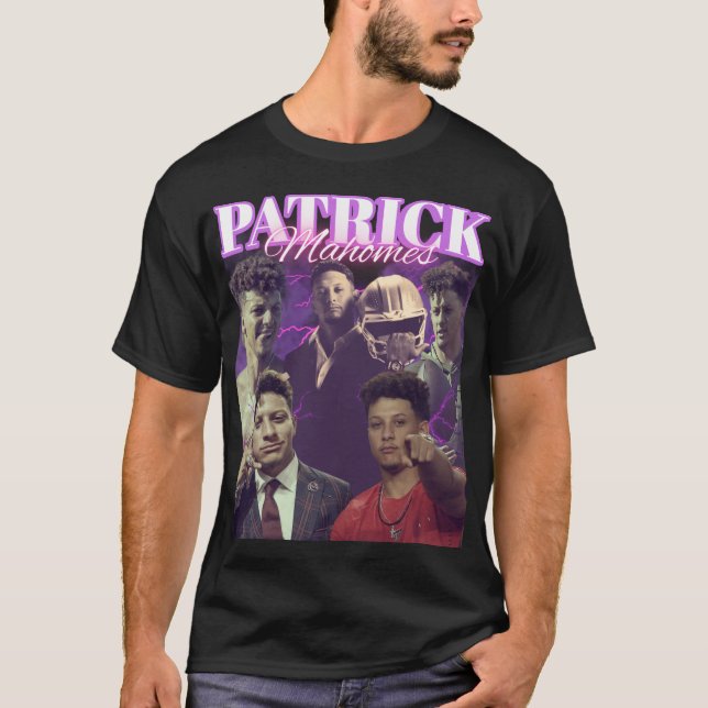 T-shirt Patrick Mahomes Vintage Bootleg Fans (Devant)