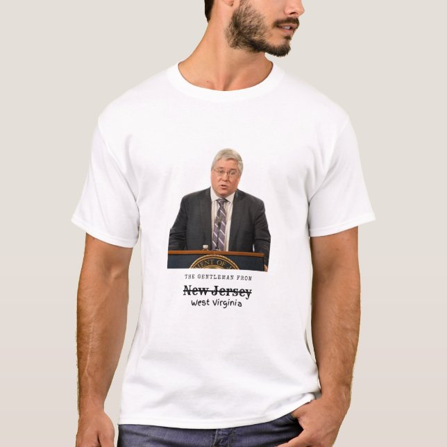 T-shirt Patrick Morrisey "Gentleman from New Jersey" (Devant)