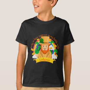 T-shirt Patricules quatre feuilles de trèfle Leprechaun Le