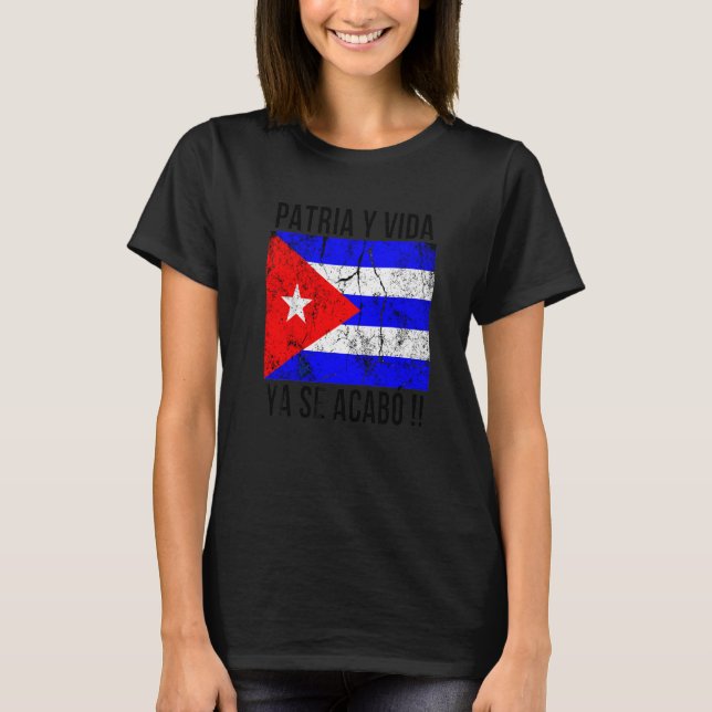 T-shirt Patrie Et Vie Cuba (Devant)