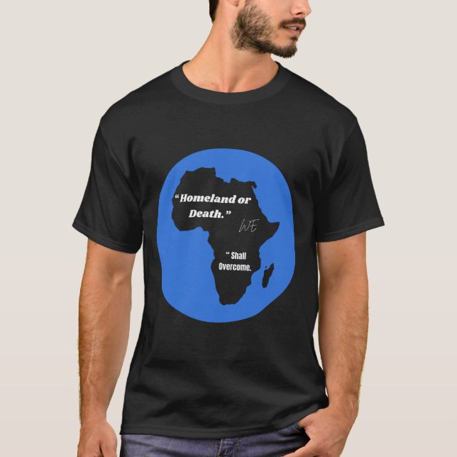 T-shirt "Patrie ou mort Nous surmonterons." (Devant)