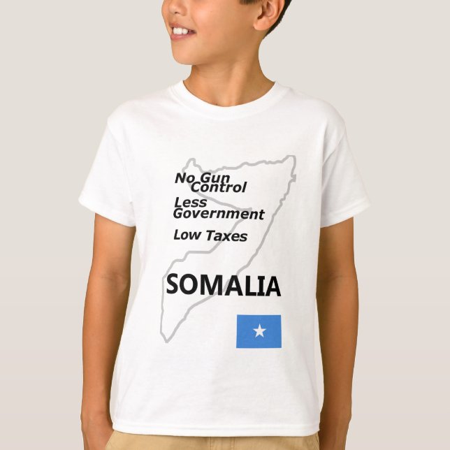 T-shirt Patrie : Somalie (Devant)