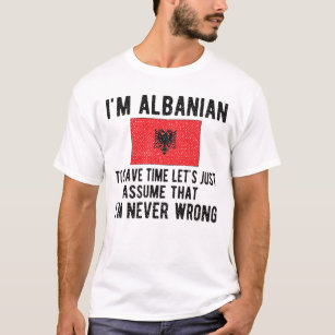 T-shirt Patrimoine albanais L'Albanie racine Drapeau alban