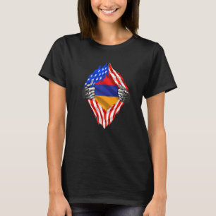 T-shirt Patrimoine arménien L'Arménie nous enracine Drapea
