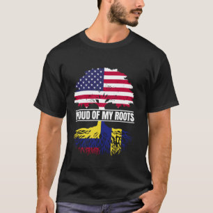 T-shirt Patrimoine Bajan Colombien Fier de mes Racines Col