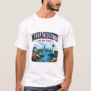 T-shirt Patrimoine côtier du Massachusetts