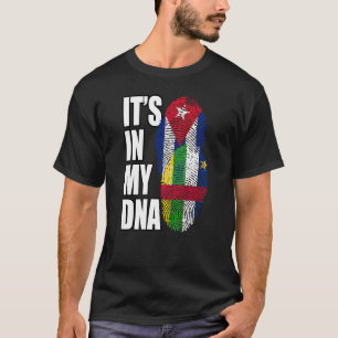 T-shirt Patrimoine Drapeau Dna Mix D'Afrique Centrale