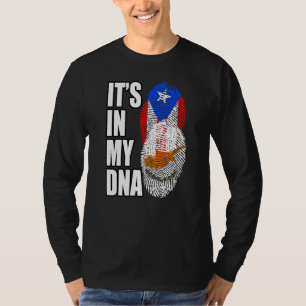 T-shirt Patrimoine Du Drapeau Adn De L'Adn De Chypre Et De