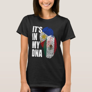 T-shirt Patrimoine Du Drapeau Mexicain Et Philippin