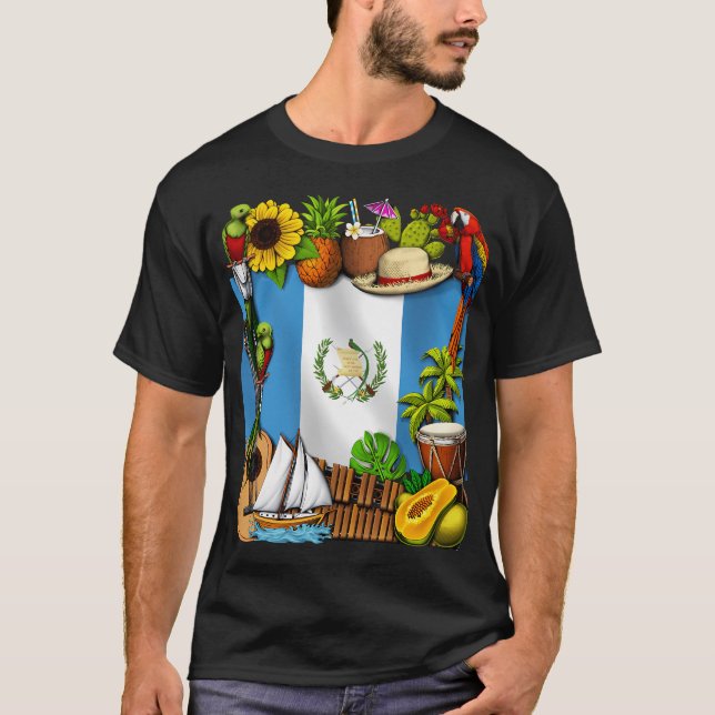 T-shirt Patrimoine du Guatemala (Devant)