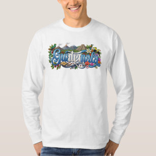 T-shirt Patrimoine du Guatemala, Tradition, Drapeau & Cult