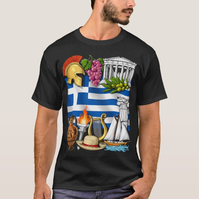 T-shirt Patrimoine grec (Devant)
