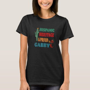 T-shirt Patrimoine hispanique et Fière Gabby
