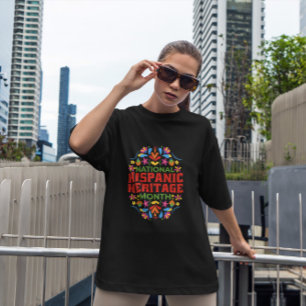 T-shirt Patrimoine hispanique floral