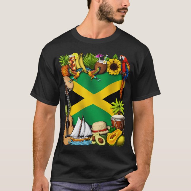 T-shirt Patrimoine jamaïcain (Devant)