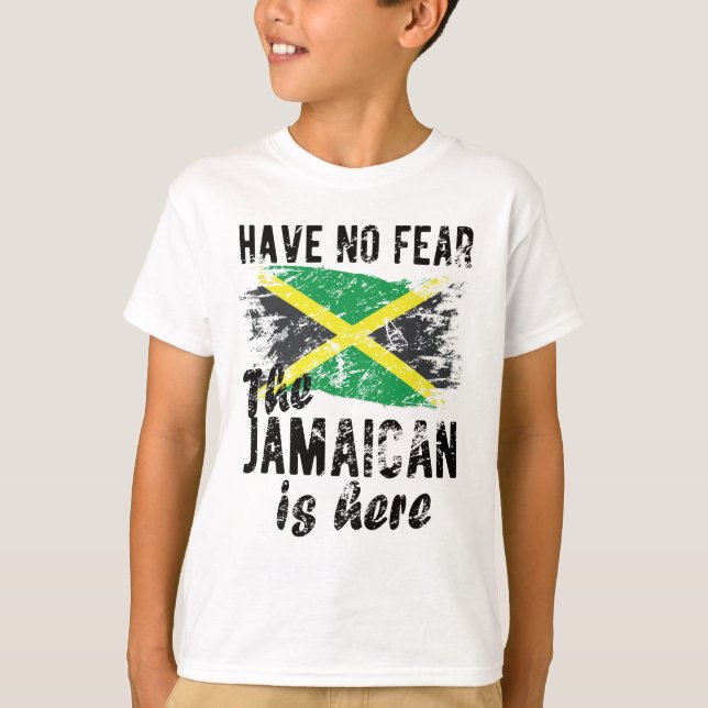 T-shirt Patrimoine jamaïcain Jamaïque Racines drapeau jama (Devant)